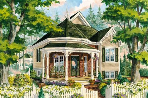 Victorian Cottage Home Plan - 80707PM | Architectural Designs - House Plans