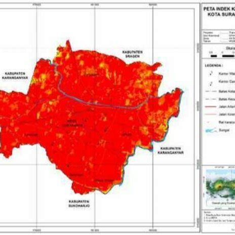 NDVI's Maps of Surakarta City Year 2015 Source : Landsat Image... | Download Scientific Diagram