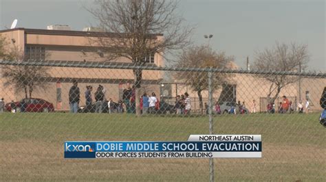 Dobie Middle School evacuated due to odor - YouTube