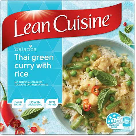 Lean Cuisine Bowl Thai Green Curry With Rice Frozen Meal 280g | Woolworths