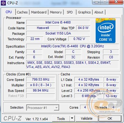 Обзор и тестирование процессора Intel Core i5-4460 GECID.com. Страница 1