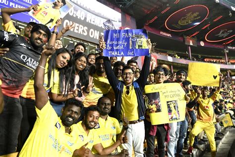 A Sea Of Yellow Engulfed The M Chinnaswamy Stadium With The Spotlight 8891 | HOT SEXY GIRL