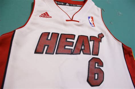 Lebron James Miami Heat #6 White Jersey Youth Size – thefuzzyfelt