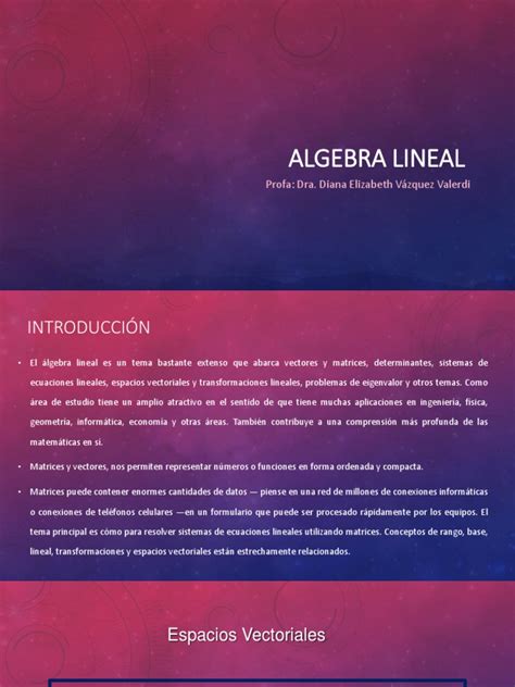 Algebra Lineal | PDF