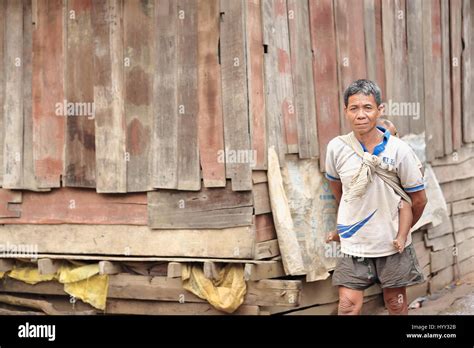 Muang Khua area, Laos-October 9, 2015: The Khmu hill tribe are an ethnic minority-native ...