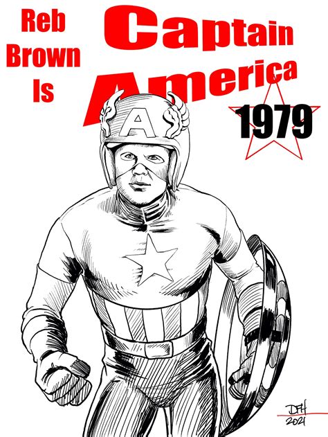 Reb Brown as Captain America 1979 8 X 10 Print - Etsy