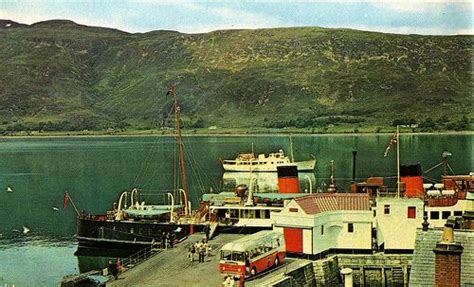 MV Lochfyne and the Historic Fort William Harbor