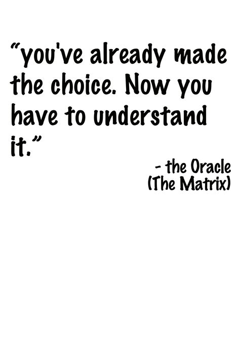 Oracle Matrix Quotes. QuotesGram