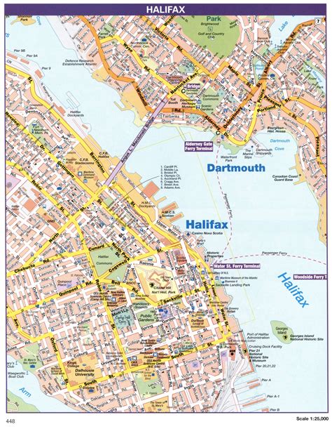 Halifax City Map