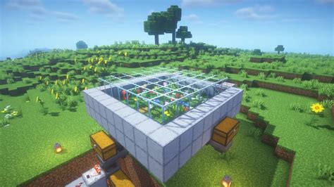 Simple and easy Flower Farm Minecraft Map