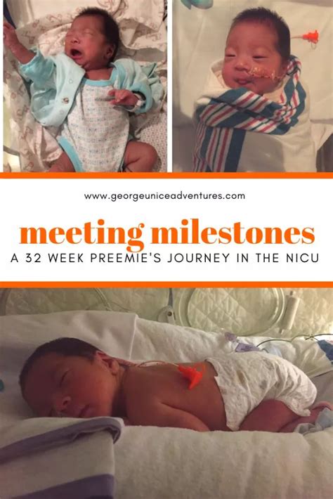 Life in the NICU – Meeting First Milestones | 32 week preemie, Newborn ...