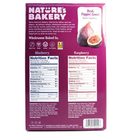 Nature's Bakery Fig Bars Blueberry And Raspberry | Healthy Snack Box - Vegan Black Market