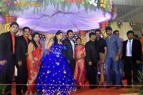 Director R. Pandiarajan Son Prithvi Rajan And Akshaya Wedding Reception Stills photos - #414116