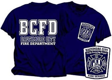 Baltimore City Fire Department Duty Style T-Shirt SKU: T124