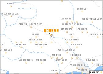 Grasse (France) map - nona.net