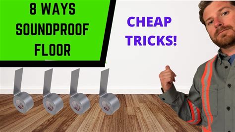 Soundproof a Floor - 8 Cheap & Easy DIY Ways! - YouTube