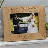 Personalized Wood Wedding Frame - Wedding Elegance - 4x6 - Wedding Gifts