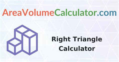 Right Triangle Calculator | Free Handy Calculator Tool - areavolumecalculator.com