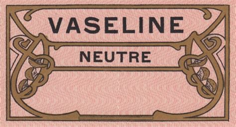 Vaseline Vintage Label Apothecary | whereapy
