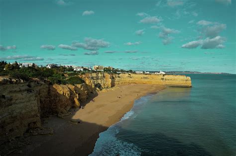 Armacao de Pera Beach Overview. Algarve, Portugal Photograph by Angelo DeVal - Pixels