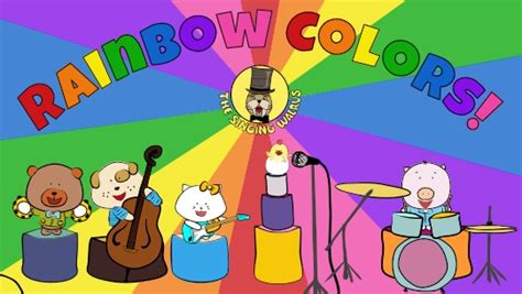 The Singing Walrus Rainbow Colors