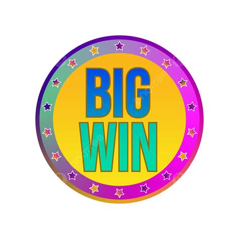 Big Win Banner Design On Transparent Background, Big Win Banner, Big ...