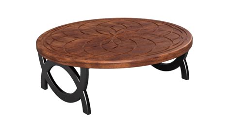 Coffee Table with Circle Legs von Tyler Nielsen | Kostenloses STL-Modell herunterladen ...