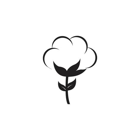 Cotton Logo Template vector symbol nature 6417180 Vector Art at Vecteezy