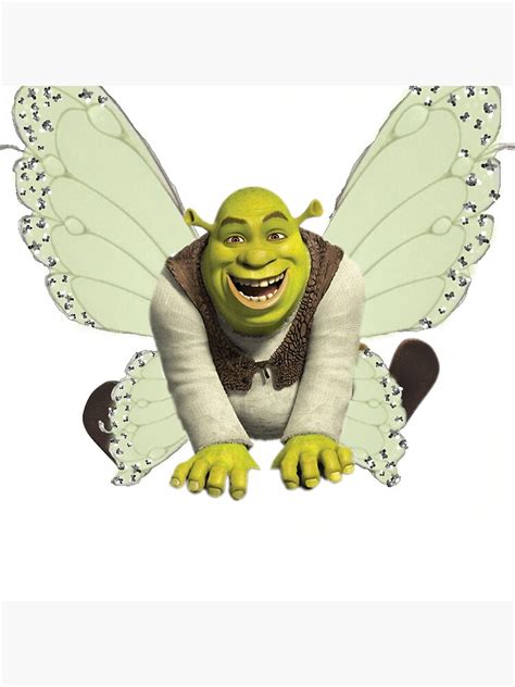 "Shrek fairy meme" Art Print by 99angelic | Redbubble