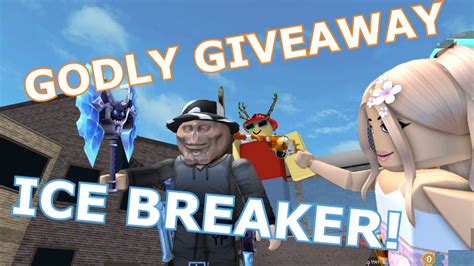 🔴MM2 IceBreaker GODLY GIVEAWAY - YouTube