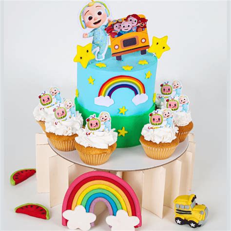 Cocomelon 06 Cake - A Colorful Delight for Kids' Birthdays