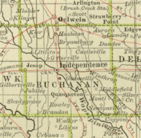 1897 Century Atlas of the State of Iowa