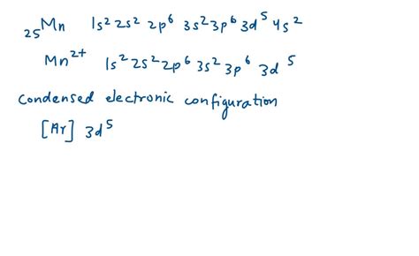 SOLVED: Be sure to answer all parts. Write the condensed ground-state electron configuration of ...