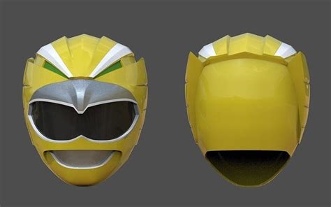 Power Ranger Wild Force-Gao Ranger Yellow Helmet 3D model 3D printable ...