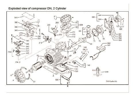 Emerson Copeland Spare Parts List DN DM D9 Compressor Parts