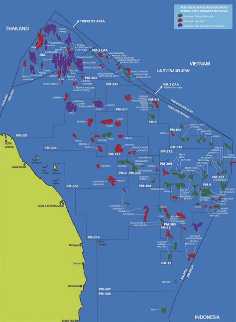 Nabil Akhtar: Map of East Cost Malaysia Oil and Gas Exploration