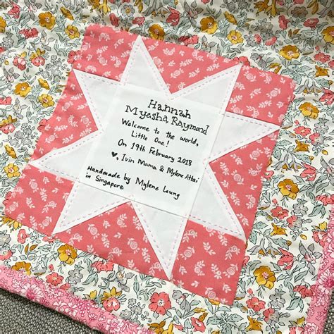 Mylene on Instagram: "Finally sewed the #quiltlabel on the #babyquilt ...