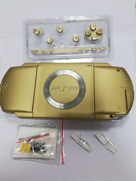 Gold Color For PSP2000 PSP 2000 For PSP1000 Full Housing Shell case ...