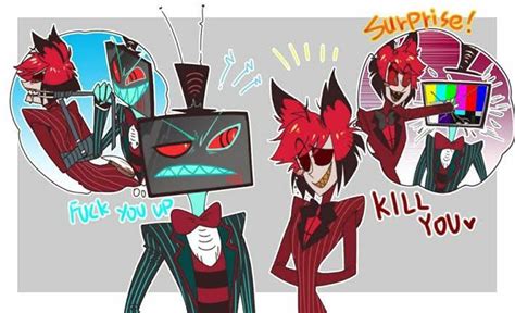 Hazbin Hotel And Helluva Boss Pictures I Absoulutely Love (Old) - Vox X Alastor (One of my ...