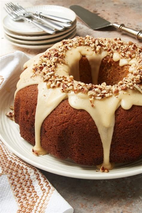 Brown Sugar Spice Cake with Caramel Rum Glaze - Bake or Break