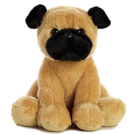 PUGSTER Pug Puppy Dog Stuffed Animal Plush by Aurora, 11" Tall, 50293 - Walmart.com - Walmart.com