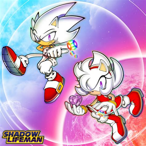 Hyper Sonic and Hyper Amy by ShadowLifeman on DeviantArt