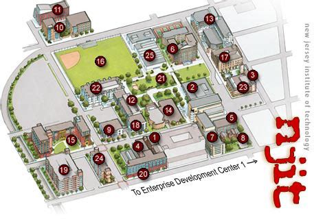 Njit Campus Map | Color 2018