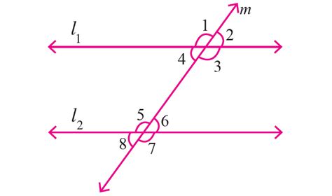 angles formed by parallel lines and transversals