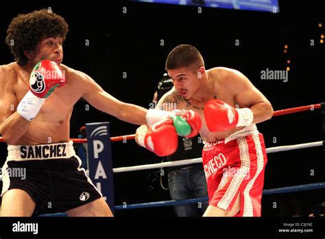 Boxer Salvador Sanchez II defeated Jose Pacheco in a six rounder at Stock Photo, Royalty Free ...