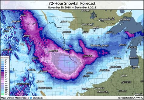 Noaa Snow Forecast Map