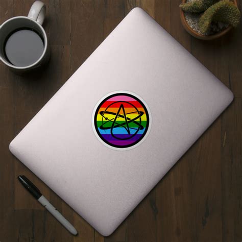 Atheist Pride Flag - Lgbt Pride - Sticker | TeePublic