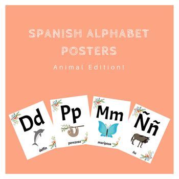 Spanish Alphabet Posters | Alphabet poster, Spanish alphabet, Alphabet