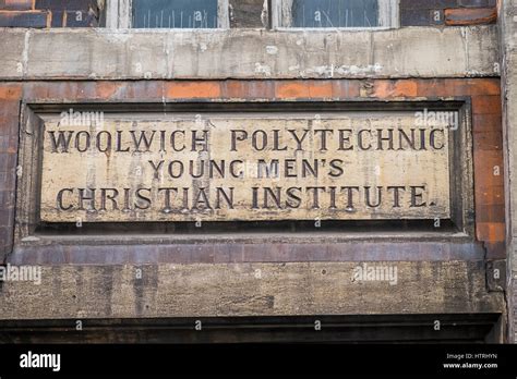 Woolwich polytechnic young mens christian institute hi-res stock ...