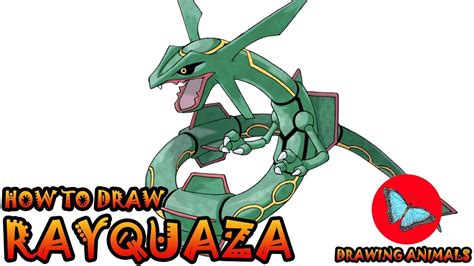 How To Draw Rayquaza Pokemon » Neckpass